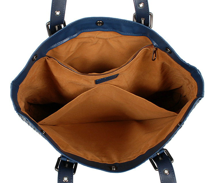 Bottega Veneta intrecciato leather shoulder bag 1159348-5 blue - Click Image to Close